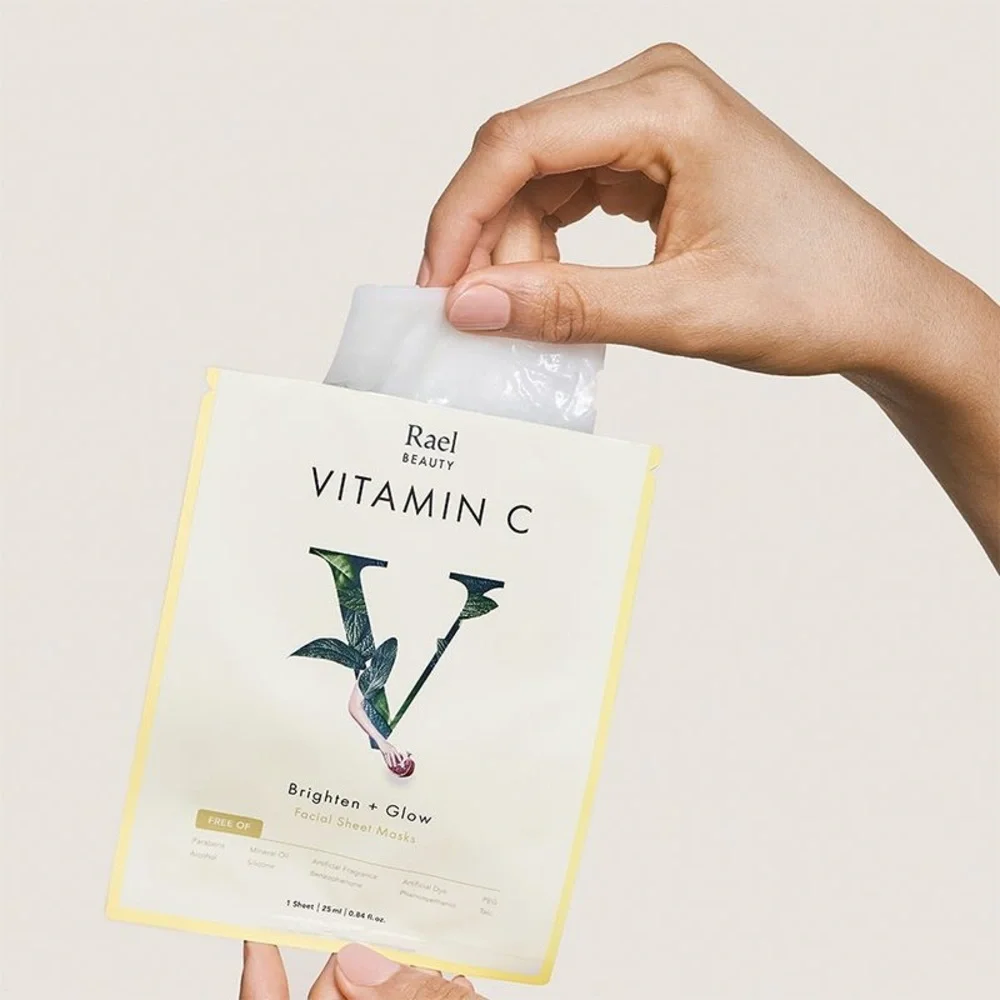 RAEL BEAUTY Vitamin C Facial Sheet Masks